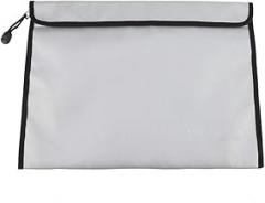 Fireproof Waterproof Document Bag, 38x28CM File Envelope with Closure, Durable Safety Storage - Heat Layers, Large Capacity for Important Papers and Electronics