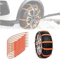 10pcs Car Tyre Anti-skid Snow Chains,Compatible with Ford Transit Van,Auto Parts