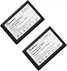 2 Pack 1100mAh 160240 Replacement Battery for Steelseries Arctis Pro Wire-Less, Siberia 800, Siberia 840, 61298RX Headsets, H Wire-Less Gaming Headset