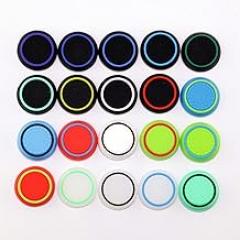 2pcs Silicone Thumb Stick Grips Cover for PS5 PS4 PS3 PS2, for Xbox 360, for Xbox One Analog Joystick Thumbstick for Xbox Series S X (E)