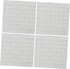 256pcs Door Knob Wall Protector Self-Adhesive Transparent Bumpers for Door Handles -Bump for Cabinets Furniture and Electronics