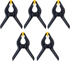 Set of 5pcs Multifunction Clamps for Photo Studio Backgrounds and Projects Backdrop Clip Rotatable Designing