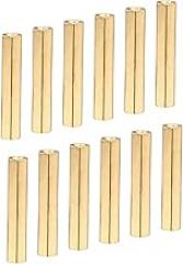 YOKIVE 10 Pcs M3 Spacers, Brass Hex PCB Standoffs Nuts, Keep Height Consistent, Great for Motherboard, Circuit Board, Electronics (Gold Tone, 25mm)