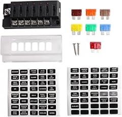 Wiring Solution Reliable Waterproof 12V Fuse Panel With Six Circuits For Enhanced Safety In Cars And tional Vehicles