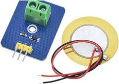 DIY KIT 3.3V/5V Ceramic Piezo Vibration Sensor Module Analog Controller Electronic Components Supplies Sensor for Arduino R3
