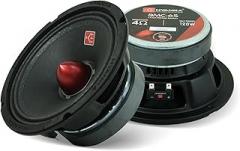 H YANKA BMC-65 6.5 Midrange Speakers Car Audio, 120 Watts 4 Ohms Bullet Design Door Speakers with Black Steel Basket, Distortion-Free Sound, Ideal for Cars, Trucks, and More. (1 Pair)