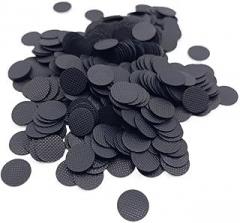 XiBany 5mm Silicone Conductive Sheet, Conductive Particles, 100pcs/lot Black Particles for Electronic Keyboard Remote Control Button Repair