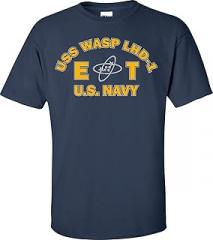 Generic USS WASP LHD-1 Rate ET Electronics Technician T-Shirt
