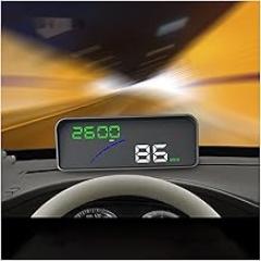 Car Electronics P9 Car HUD Head Up Display OBD Smart Digital Meter for Most OBD2 EUOBD Cars P9 HD Projector Display The Car Dashboard