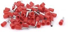 50pcs AWG14 Audio & Video Accessories Wire Copper Crimp Connector Insulated Ferrule Connectors & Adapters Terminal Red