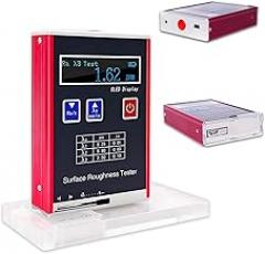 Handheld Roughness Gauge, Digital Profilometer Meter Multi-Angle OLED Readings USB Data Output 4 Core Parameters Great for Automotive, Electronics & Quality Inspection