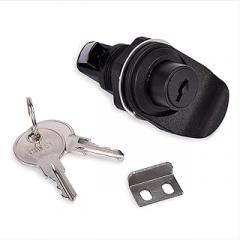 Locking Push Button Latch, Plastic Push to Close Latch for Marine Boat Box, Glovebox, Radio Box, Electronic Box 0.0