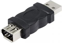 CERRXIAN Firewire IEEE 1394 6 Pin Female to USB Male Adapter Convertor for Printer, Digital Camera, PDA, Scanner, Hard Disk