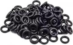 160pcs Nitrile/Silicone O-Ring Kit (M3-M10) Screw Washer Seals Rubber Gaskets for Electronics, Plumbing & Automotive 8 Size Assortment