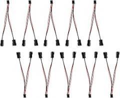 5/10Pieces 3D Printer Parts Cooling Fan Extension Cable Wire 2pin Xh2.54 Male Female Connection Line Lengthen Wire Cooling Fan Cable Electronics Accessories