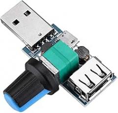 Electronic Components 5Pcs USB Fan Speed Controller Module Reducing Noise Multi-stall Adjustment Gover