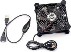 120mm 5V USB Fans 2000RPM Big Fan Cooling for Router Computer and Other Electronics
