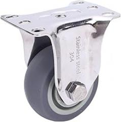 3in Directional Caster, 304 Stainless Steel Frame Heavy Duty Quiet Caster for Cart, Workbench, Toolboxes, Electronic Boxes, Hand Trucks, Furniture