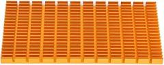 Golden Heat Sink Aluminum Radiator High Performance Cooling Solution for and Electronics 6063T5 Aluminum 120x64x6mm