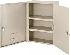 Global Industrial Medium Narcotics Cabinet, Double Door/Double Lock, 16