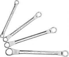 4pcs Ratchet Wrench Dual Head Wrenches Ratcheting Spanner Tool for Bike Car Electronics