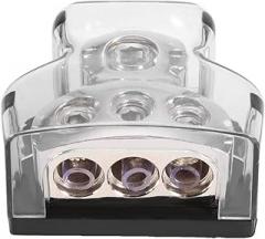 Fydun Power Ground Distribution Block Car for Audio T Type Power Supply Distribution Out Block Splitter