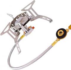 Strong Wind Camping Burners Heavy Bearing Capacity Small Storage Size Perfect for Hiking Travel Emergencies Electronic Ignitions Stove