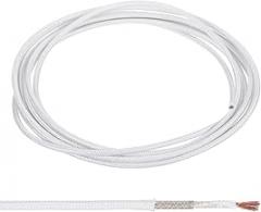 Generic 11.5Ft 14 AWG High Temperature Wire, -60-350 Degrees Celsius Mica Glass Fiber Electronic Wire Insulated Heat Resistant Electronical Flexible Cable for Lamp Boiler Heater, White