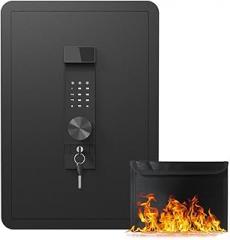 High Security Large-Sized Storage Box with Electronic Password Lock, Inner Cabinet, Wall/Floor Mount, 3.0 Cub Feet