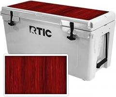 MightySkins (Cooler Not Included) Skin Compatible with RTIC 65 Cooler Lid (2017 Model) - Cherry Grain | Protective, Durable, and Unique Vinyl Decal wrap Cover | Easy to Apply | Made in The USA