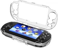 TNP Clear Hard Case for PS Vita 1000 - Protective Transparent Cover for Sony PSV 1000, Full Crystal Clear Case for PSVita PCH 1000 Model, Snap-in Protector With Clear Display