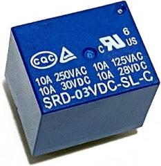 Electronic Parts Relays SRD-03VDC-SL-C SRD-05VDC-SL-C SRD-06VDC-SL-C SRD-09VDC-SL-C SRD-12VDC-SL-C 3V 5V 6V 9V 12V 24V 48V 10A 250VAC 5PIN (Color : 3v)