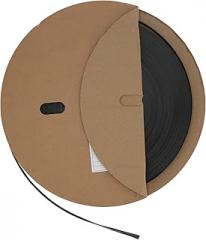 Heat Shrink Tube Roll High Strength Insulation Anti Leakage Single Wall Polyolefin Material 100meter Length Dia12 Black for Automotive Wiring Harness Electronic Equipment