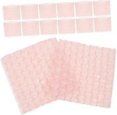 DOITOOL 60pcs Extra Thick Double Walled Heart Bubble Pouches for Shipping Jewelry Electronics Cushioning Packing Bags for Moving and Transporting