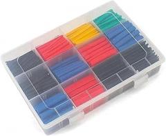 750PCS Thermoresistant Tube Heat Shrink Tubing Kit 2:1 Insulation Heat Shrinkable for Cables DIY Electronic Kits