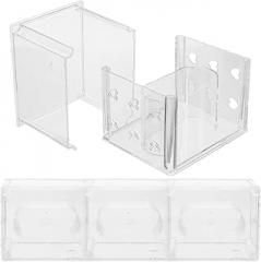 SUPVOX 4pcs Plastic Watch Box Organizer Jewelry Display Case for Men and Women Travel Storage Holder with Lid for Electronic and Crystal Watches