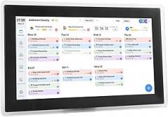 ASHATA 15.6 Inch Digital Calendar, Schedule, Chore Chart, Electronic Planner, 1080P HD Touchscreen, Smart Family Planner & Calendar for Scheduling, Vertical & Wall Mount (US)