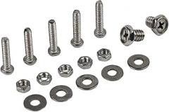 Stainless Steel Outside Wall Corner Mount Bracket for PTZ Security Cameras, Wide Angle Surveillance Mount Compatible with S340 and Ring Floodlight Cam(Screw set)