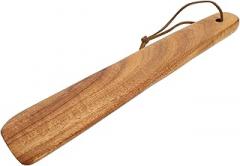 Milisten Wood Butter Spreader and Small Wood Scraper with Ergonomic Handle, Multi-function Wooden Cheese and Jam Spatula for Household Cooking and Salad Dressing