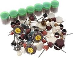 Healifty Complete Set of Rotary Tool Accessories 350pcs Kit Flap Disk Grinding Wheel for Detail Work Random Color