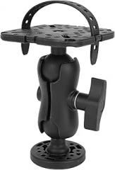 Haofy Fish Finder Bracket Heavy Duty 360° Swivel Mount for Marine Electronics ABS Plastic Base Compatible with Lowrance Kayak Canoe Fishing Accessory