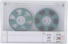 HUASON Blank Cassette Tapes, Professional Homemade 46 Minutes Aluminum Empty Cassette Tape, Reel to Reel Blank Sound Cassette Tape for Music Recording