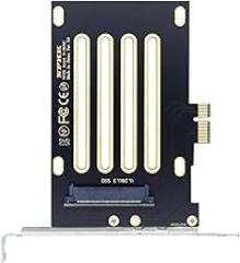 PCI-E 4.0 x1 Lane PCI Express Host to U.3 U3 Kit SFF-8639 SSD Adapter for Motherboard Compatible with PM1735 NVMe PCIe SSD