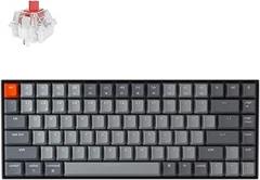 Keychron K2 75% Layout RGB Bluetooth Wireless Mechanical Keyboard with Keychron Super Red Switch/Anti Ghosting/N-Key Rollover, Compact 84 Keys USB Wired Gaming Keyboard for Mac Windows-Version 2