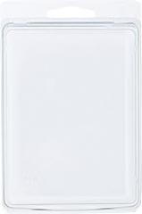 Collecting Warehouse Clear Plastic Clamshell Package / Storage Container, 4.1875