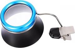 TEHAUX Magnifying Glass Loupe with Clip for Watch Repair Jewelry Loupe with Adjustable Angle Hands Watchmaker Tool for Electronics and Crafts