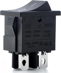 8231810 Vacuum Power Switch Replacement for Shop Vac QSH30, QL30, QL60B Wet & Dry Vacuums - 16 Amp, 4 Pin Rocker Switch 8231810, SV-8231810, QL30C