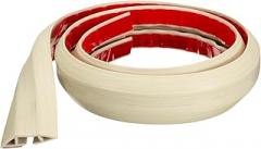 Generic 4ft Cord Cover Floor W0.55 x H0.28 Inner Channel PVC Hide Extension Cable Floor Wire Hider Wire Covers Protector for Prevent Cable Trips Cables Management, Wood Beige