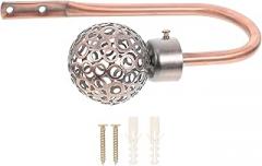 Milisten Antique U-Shaped Curtain Tieback Hooks Hollow Drapery Holdbacks Wall Mount for Window Treatment Home Décor