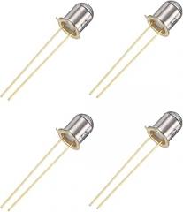 Generic 5mm Photodiode, 4 Pack Photo Transistors Photodiodes Light Sensitive Diode Sensors Round Lens for Electronic Project